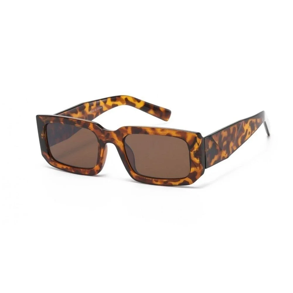 Sunglasses Men Women Sunglasses Tortoise Square Shades Hip Hop Style Clasic  New